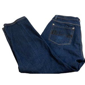 Coogi 42x31 Men's Hip Hop Embroidered Baggy Blue